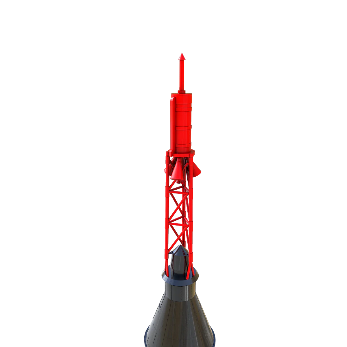 Mercury Redstone Capsule Plastic Parts - Image 2