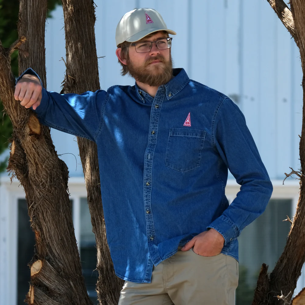 National Association of Rocketry Denim Shirt - Image 3